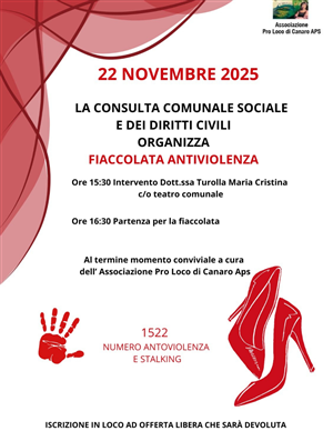 Fiaccolata antiviolenza