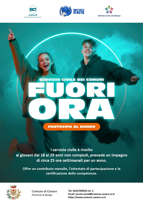 Avviso di apertura bando Servizio Civile 2026